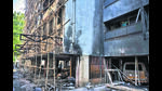 Mumbai, India - Oct. 7, 2023: A deserted view of the Goregaon's SRA building where 7 dead, 62 injured in massive building fire in Mumbai, India, on Saturday, October 7, 2023. (Photo by Satish Bate/ Hindustan Times) (Hindustan Times) Mumbai, India - Oct. 7, 2023: A deserted view of the Goregaon's SRA building where 7 dead, 62 injured in massive building fire in Mumbai, India, on Saturday, October 7, 2023. (Photo by Satish Bate/ Hindustan Times) (Hindustan Times)