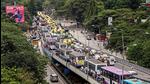 The DyCM said that there are only 3 solutions to reduce traffic congestion-- flyover, metro and tunnel road--in Bengaluru. (ANI) The DyCM said that there are only 3 solutions to reduce traffic congestion-- flyover, metro and tunnel road--in Bengaluru. (ANI)