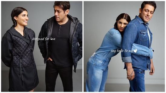 Salman Khan with niece Alizeh Agnihotri. Salman Khan with niece Alizeh Agnihotri.