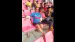 The presence of fans in the stadium during non-India matches is notably sparse. (HT Photo) The presence of fans in the stadium during non-India matches is notably sparse. (HT Photo)