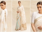 Kriti Sanon recently attended the National Film Awards 2023 in Delhi where she received the Best Actress award for Mimi. Kriti is not only loved for her incredible acting skills but also for her amazing fashion sense, whether it's a traditional attire or a mini dress, the actress can pull off any look to perfection. And she proved it again as she donned a six-yard of grace to receive a national award. Her elegant look in a stunning white saree, paired with minimal make-up and chic accessories, will definitely inspire your festive wardrobe.(Instagram/@sukritigrover) Kriti Sanon recently attended the National Film Awards 2023 in Delhi where she received the Best Actress award for Mimi. Kriti is not only loved for her incredible acting skills but also for her amazing fashion sense, whether it's a traditional attire or a mini dress, the actress can pull off any look to perfection. And she proved it again as she donned a six-yard of grace to receive a national award. Her elegant look in a stunning white saree, paired with minimal make-up and chic accessories, will definitely inspire your festive wardrobe.(Instagram/@sukritigrover)