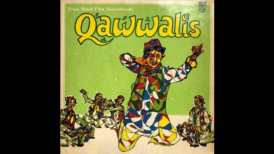 Album cover for an LP record. (Courtesy cineqawwali.in.) Album cover for an LP record. (Courtesy cineqawwali.in.)
