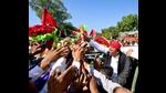 Akhilesh Yadav in Sitapur on Thursday (Sourced) Akhilesh Yadav in Sitapur on Thursday (Sourced)