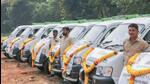 The Pune civic body has purchased 10 electric garbage tipper vehicles. (HT PHOTO) The Pune civic body has purchased 10 electric garbage tipper vehicles. (HT PHOTO)