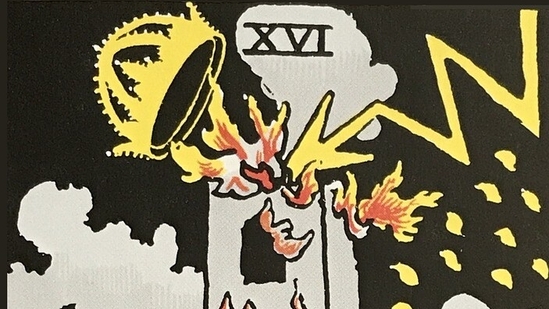 The tower card upward and reversed meanings. The tower card upward and reversed meanings.