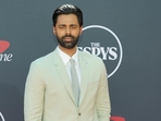 Hasan Minhaj at the ESPY awards on July 12, 2023, at the Dolby Theatre in Los Angeles, USA. (Chris Pizzello/Invision/AP)(HT_PRINT) Hasan Minhaj at the ESPY awards on July 12, 2023, at the Dolby Theatre in Los Angeles, USA. (Chris Pizzello/Invision/AP)(HT_PRINT)