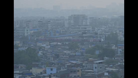 HT tracked down areas in the suburbs and the island city where citizens have been complaining about polluted air due to illegal chimneys, road concretisation and building demolition works, and road dust. (Vijay Bate/HT Photo) HT tracked down areas in the suburbs and the island city where citizens have been complaining about polluted air due to illegal chimneys, road concretisation and building demolition works, and road dust. (Vijay Bate/HT Photo)