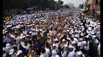 People in large numbers participated in the ‘Run for Unity’ held to mark Sardar Patel’s birth anniv in Lucknow. (HT photo) People in large numbers participated in the ‘Run for Unity’ held to mark Sardar Patel’s birth anniv in Lucknow. (HT photo)
