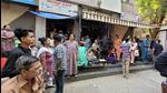 Fire in one more SRA building, two injured Fire in one more SRA building, two injured