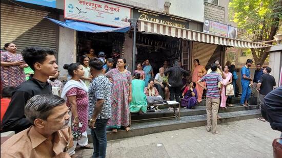 Fire in one more SRA building, two injured Fire in one more SRA building, two injured