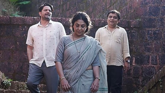 Shefali Shah, Jaideep Ahlawat and Swanand Kirkire in Three of Us Shefali Shah, Jaideep Ahlawat and Swanand Kirkire in Three of Us