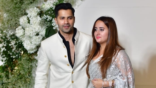 Varun Dhawan also attended Manish Malhotra's Diwali bash. The actor was twinning in white with wife Natasha Dalal. He was last seen in Bawaal opposite Janhvi Kapoor and has the web show Citadel India lined up for release. 