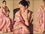 Shanaya Kapoor's wishes her fans a happy Dhanteras in a regal light pink lehenga that exudes royal vibes. Shanaya continues to prove her fashion savvy with her back to back head-turning looks. Be it a traditional suit or a casual dress, the stylish diva knows how to hit the fashion mark like a pro. Her Insta-diaries filled with spectacular looks are nothing short of a treasure trove of style inspiration. Her latest stunning look in a traditional lehenga is no exception and is sure to inspire your festive wardrobe.(Instagram/@shanayakapoor02) Shanaya Kapoor's wishes her fans a happy Dhanteras in a regal light pink lehenga that exudes royal vibes. Shanaya continues to prove her fashion savvy with her back to back head-turning looks. Be it a traditional suit or a casual dress, the stylish diva knows how to hit the fashion mark like a pro. Her Insta-diaries filled with spectacular looks are nothing short of a treasure trove of style inspiration. Her latest stunning look in a traditional lehenga is no exception and is sure to inspire your festive wardrobe.(Instagram/@shanayakapoor02)