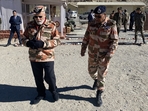 Prime Minister Narendra Modi on Sunday reaches Lepcha in Himachal Pradesh to Diwali with security forces. Prime Minister Narendra Modi on Sunday reaches Lepcha in Himachal Pradesh to Diwali with security forces.