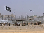 Pak-Afghan flags at Spin Boldak crossing near Quetta. Pak-Afghan flags at Spin Boldak crossing near Quetta.