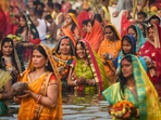 Chhath Puja calendar 2023: Nahaye Khaye to Usha Arghya; know all about the 4 days of Chhath Puja(Sanchit Khanna/ Hindustan Times) Chhath Puja calendar 2023: Nahaye Khaye to Usha Arghya; know all about the 4 days of Chhath Puja(Sanchit Khanna/ Hindustan Times)