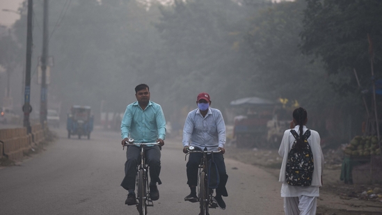 In India, air pollution was responsible for 1.67 million deaths in 2019(HT Photo/Raj K Raj) In India, air pollution was responsible for 1.67 million deaths in 2019(HT Photo/Raj K Raj)