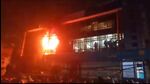 Eight fire tenders, hydraulic fire unit rescued 40 people; no casualty (HT Photo) Eight fire tenders, hydraulic fire unit rescued 40 people; no casualty (HT Photo)