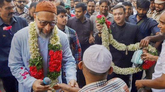 All India Majlis-E-Ittehadul Muslimeen (AIMIM) president Asaduddin Owaisi.(PTI file photo) All India Majlis-E-Ittehadul Muslimeen (AIMIM) president Asaduddin Owaisi.(PTI file photo)