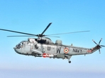 The video shared by the Indian Navy on X depicted the missile launch from the Seaking 42B helicopter.(Indian Navy) The video shared by the Indian Navy on X depicted the missile launch from the Seaking 42B helicopter.(Indian Navy)