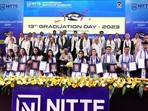 At the convocation ceremony, 13 Gold medals were awarded to the toppers of the institute's UG, PG and MBA programs.(Handout) At the convocation ceremony, 13 Gold medals were awarded to the toppers of the institute's UG, PG and MBA programs.(Handout)