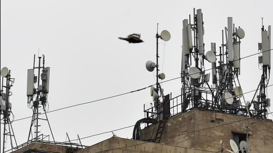 A 5G tower is a mast with a radio transmitter on the top, and is owned or operated by the network owner. Private operators can rent out the space on street furniture installed by MCD. (HT Archive) A 5G tower is a mast with a radio transmitter on the top, and is owned or operated by the network owner. Private operators can rent out the space on street furniture installed by MCD. (HT Archive)