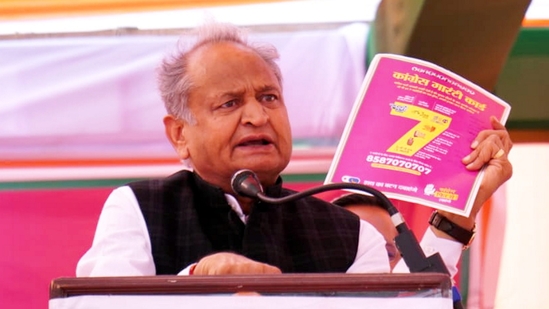Rajasthan chief minister Ashok Gehlot (PTI) Rajasthan chief minister Ashok Gehlot (PTI)