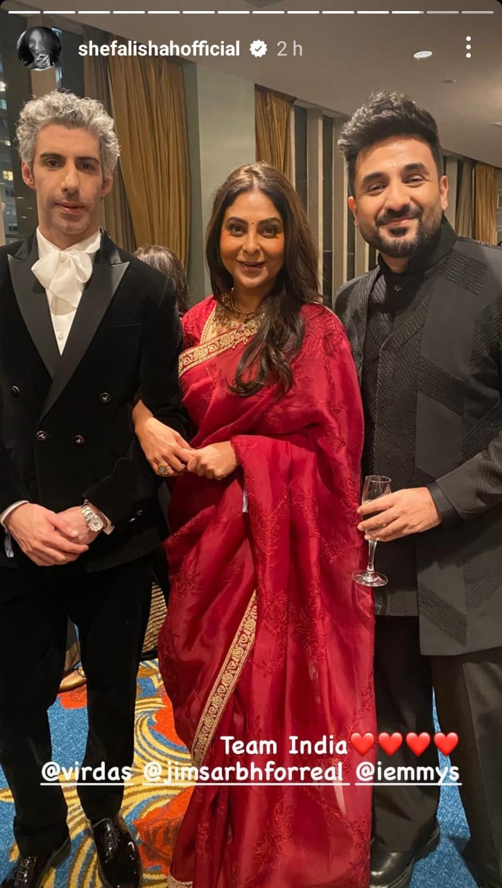 Shefali Shah posted a photo with Vir Das and Jim Sarbh. Shefali Shah posted a photo with Vir Das and Jim Sarbh.