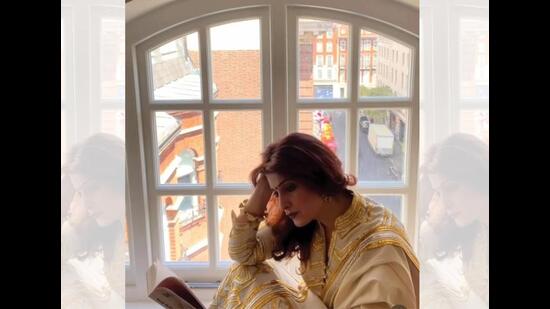 Last year, Khanna moved to London to earn her Masters degree in Creative & Life Writing. (instagram/twniklerkhanna) Last year, Khanna moved to London to earn her Masters degree in Creative & Life Writing. (instagram/twniklerkhanna)