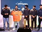 The jersey for PKL season 10 which was unveiled at an event in Mumbai The jersey for PKL season 10 which was unveiled at an event in Mumbai