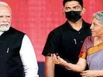A file photo of Prime Minister Narendra Modi with Union finance minister Nirmala Sitharaman. A file photo of Prime Minister Narendra Modi with Union finance minister Nirmala Sitharaman.