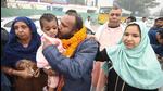 One of the workers from Bihar rescued from the tunnel in Uttarakhand, Sabah Ahmad, with his family members after his arrival at the airport in Patna on Friday. (Santosh Kumar/HT) One of the workers from Bihar rescued from the tunnel in Uttarakhand, Sabah Ahmad, with his family members after his arrival at the airport in Patna on Friday. (Santosh Kumar/HT)