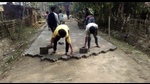 Interlocking tiles being laid in a bylane by workers (For representation only) Interlocking tiles being laid in a bylane by workers (For representation only)