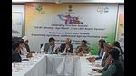 Stakeholders at a workshop organised by the APEDA to mark Purvanchal’s 100 metric ton feat, in Varanasi. (HT) Stakeholders at a workshop organised by the APEDA to mark Purvanchal’s 100 metric ton feat, in Varanasi. (HT)