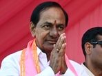 Telangana chief minister and Bharat Rashtra Samithi (BRS) chief K Chandrashekar Rao. (ANI Photo) Telangana chief minister and Bharat Rashtra Samithi (BRS) chief K Chandrashekar Rao. (ANI Photo)