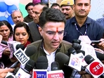 Sachin Pilot wins Tonk while Congress faces a drubbing in Rajasthan.(ANI) Sachin Pilot wins Tonk while Congress faces a drubbing in Rajasthan.(ANI)
