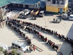 Mizoram election result: Voters wait in queues to cast their votes for the Mizoram Assembly elections on November 7.(ANI) Mizoram election result: Voters wait in queues to cast their votes for the Mizoram Assembly elections on November 7.(ANI)