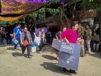 Polling officials with EVMs and other election material leave for poll duty ahead of Mizoram Assembly elections in Aizawl.(PTI) Polling officials with EVMs and other election material leave for poll duty ahead of Mizoram Assembly elections in Aizawl.(PTI)