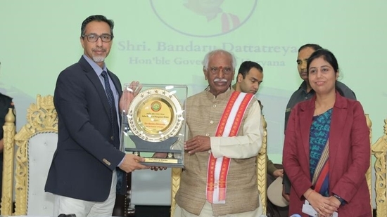 Haryana Governor Bandaru Dattatreya visits IIM Rohtak Haryana Governor Bandaru Dattatreya visits IIM Rohtak