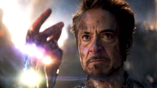 Robert Downey Jr as Tony Stark in a still from Avengers: Endgame. Robert Downey Jr as Tony Stark in a still from Avengers: Endgame.