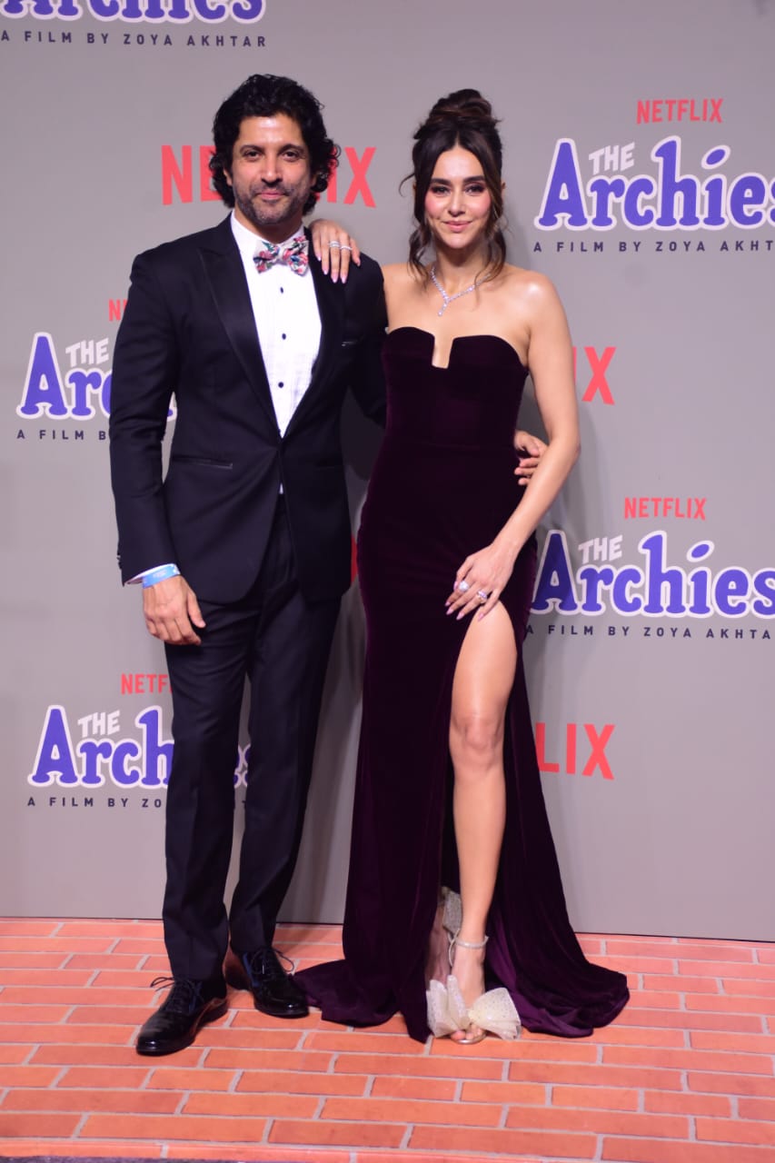 Farhan Akhtar and Shibani Dandekar at The Archies. (HT Photo/Varinder Chawla) Farhan Akhtar and Shibani Dandekar at The Archies. (HT Photo/Varinder Chawla)