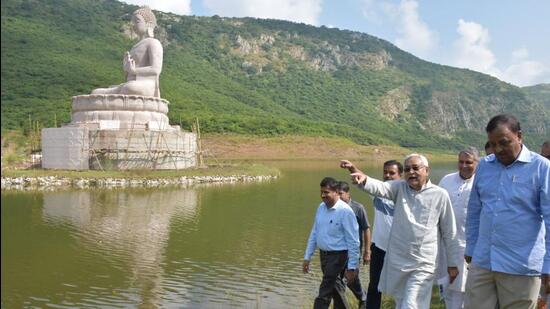 CM Nitish Kumar in Rajgir. (HT file) CM Nitish Kumar in Rajgir. (HT file)