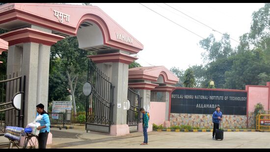 MNNIT campus in Prayagraj (HT File Photo) MNNIT campus in Prayagraj (HT File Photo)