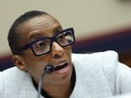 Claudine Gay, a professor who has led the prestigious US university since July 2023, was asked on December 5, 2023, whether calls for Claudine Gay, a professor who has led the prestigious US university since July 2023, was asked on December 5, 2023, whether calls for
