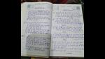 Sagar Sharma’s person diary which he started writing in 2015. (SOURCED) Sagar Sharma’s person diary which he started writing in 2015. (SOURCED)