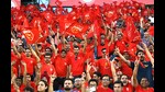 Cricket fans enjoying an IPL match at IS Bindra Stadium in Mohali. (HT File) Cricket fans enjoying an IPL match at IS Bindra Stadium in Mohali. (HT File)