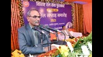 CORE GM addressing officials and employees during the 68th Rail Week Celebration-2023 in Prayagraj on Friday. (HT) CORE GM addressing officials and employees during the 68th Rail Week Celebration-2023 in Prayagraj on Friday. (HT)