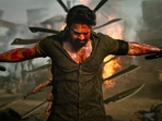 Prabhas in a still from Salaar. Prabhas in a still from Salaar.