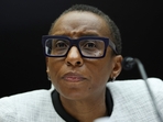 (FILES) Dr. Claudine Gay, President of Harvard University, testifies before the House Education and Workforce Committee at the Rayburn House Office Building on December 5, 2023 in Washington, DC. The president of Harvard University Claudine Gay will resign January 2, 2024, the prestigious US school's newspaper reported, after she faced criticism over allegations of plagiarism and her handling of anti-Semitism on campus. (Photo by Kevin Dietsch / GETTY IMAGES NORTH AMERICA / AFP)(AFP) (FILES) Dr. Claudine Gay, President of Harvard University, testifies before the House Education and Workforce Committee at the Rayburn House Office Building on December 5, 2023 in Washington, DC. The president of Harvard University Claudine Gay will resign January 2, 2024, the prestigious US school's newspaper reported, after she faced criticism over allegations of plagiarism and her handling of anti-Semitism on campus. (Photo by Kevin Dietsch / GETTY IMAGES NORTH AMERICA / AFP)(AFP)