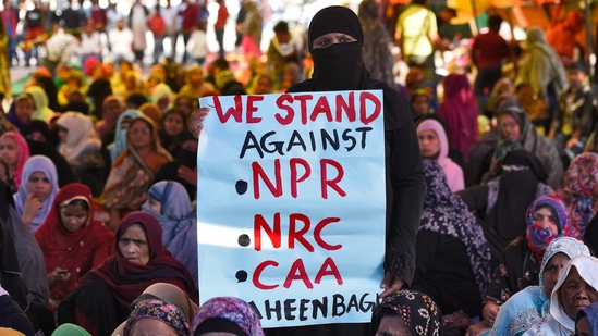 Protests against NPR, NRC and CAA in New Delhi(File) Protests against NPR, NRC and CAA in New Delhi(File)
